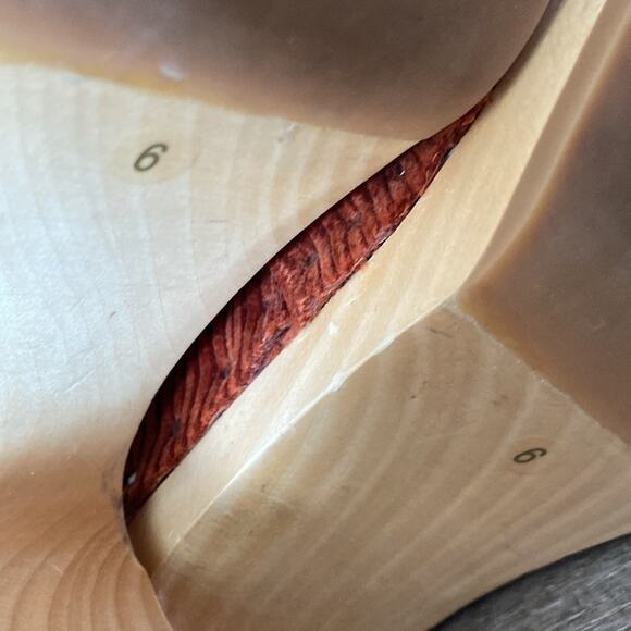 Loeffler Randall Neko Rust Corduroy Stud Clogs Wooden size 6 - Picture 11 of 11